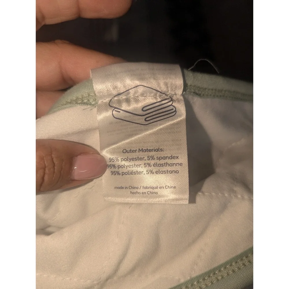Crib Toddler Comforter Baby Blanket 40x60 Lightweight Quilted 1.0‎ TOG Sage NEW